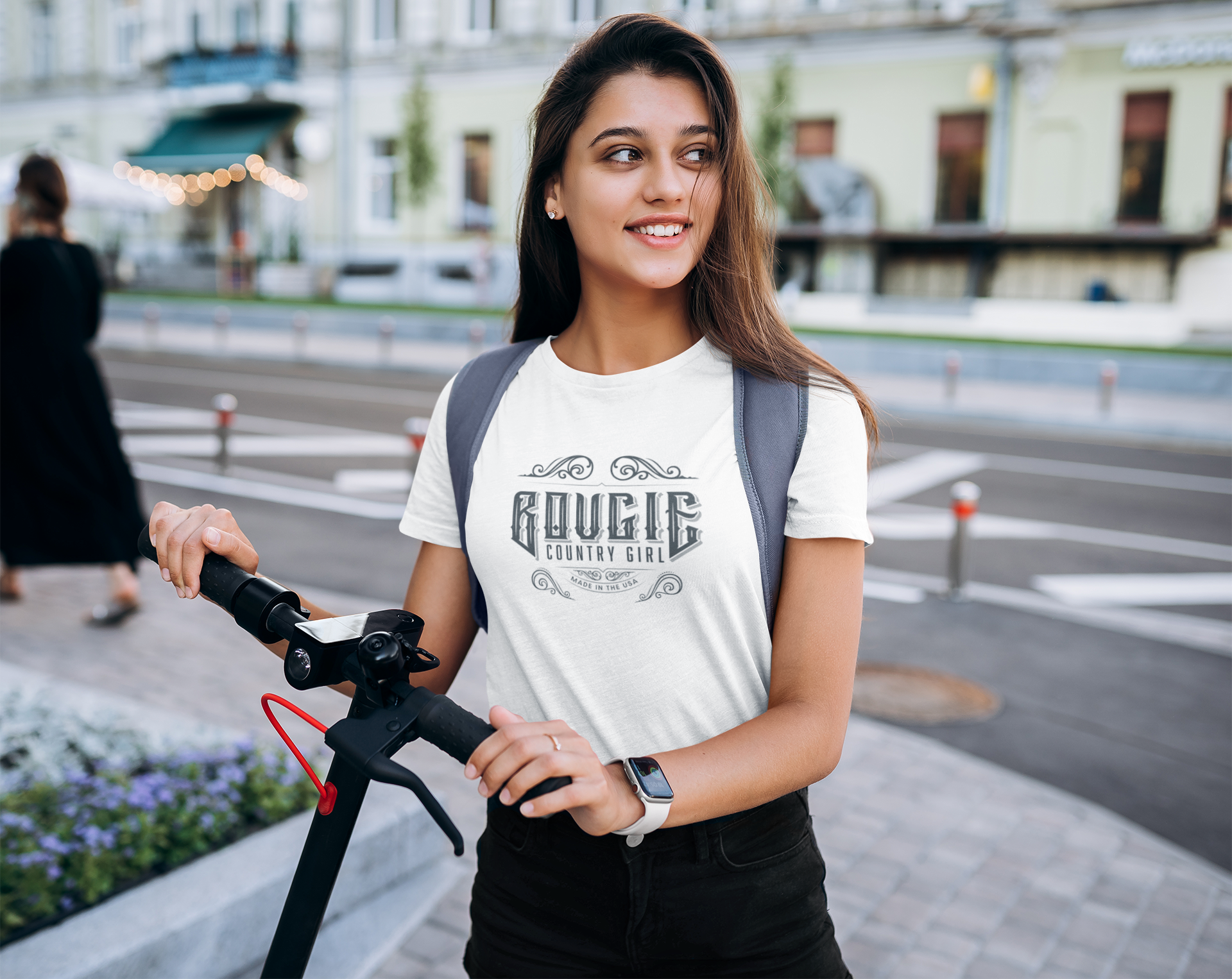 Bougie Country Girl (Logo) - Simple Logo T-Shirt for Country Girls