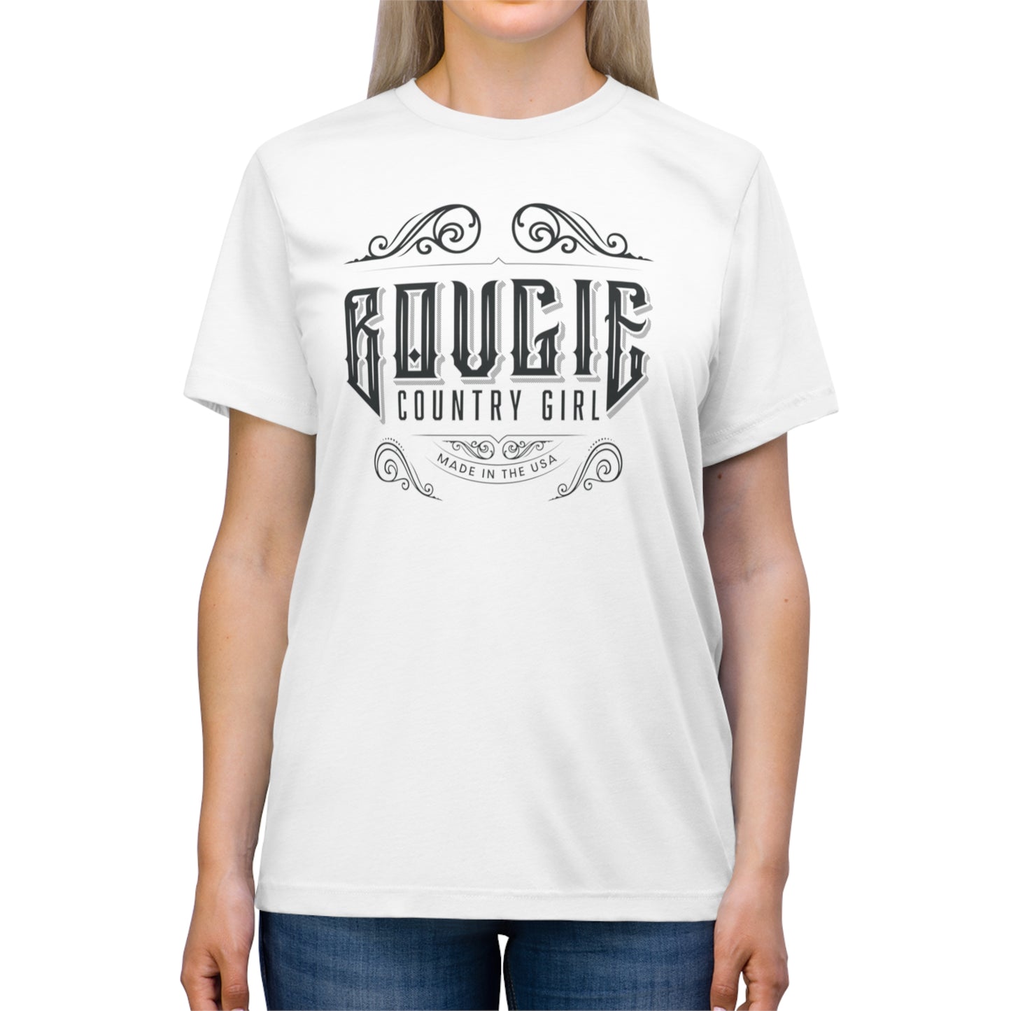 Bougie Country Girl (Logo) Triblend Tee