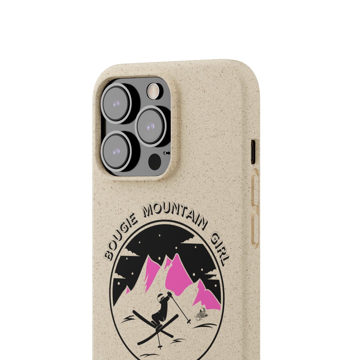 Bougie Mountain Girl Phone Case (Skiing)