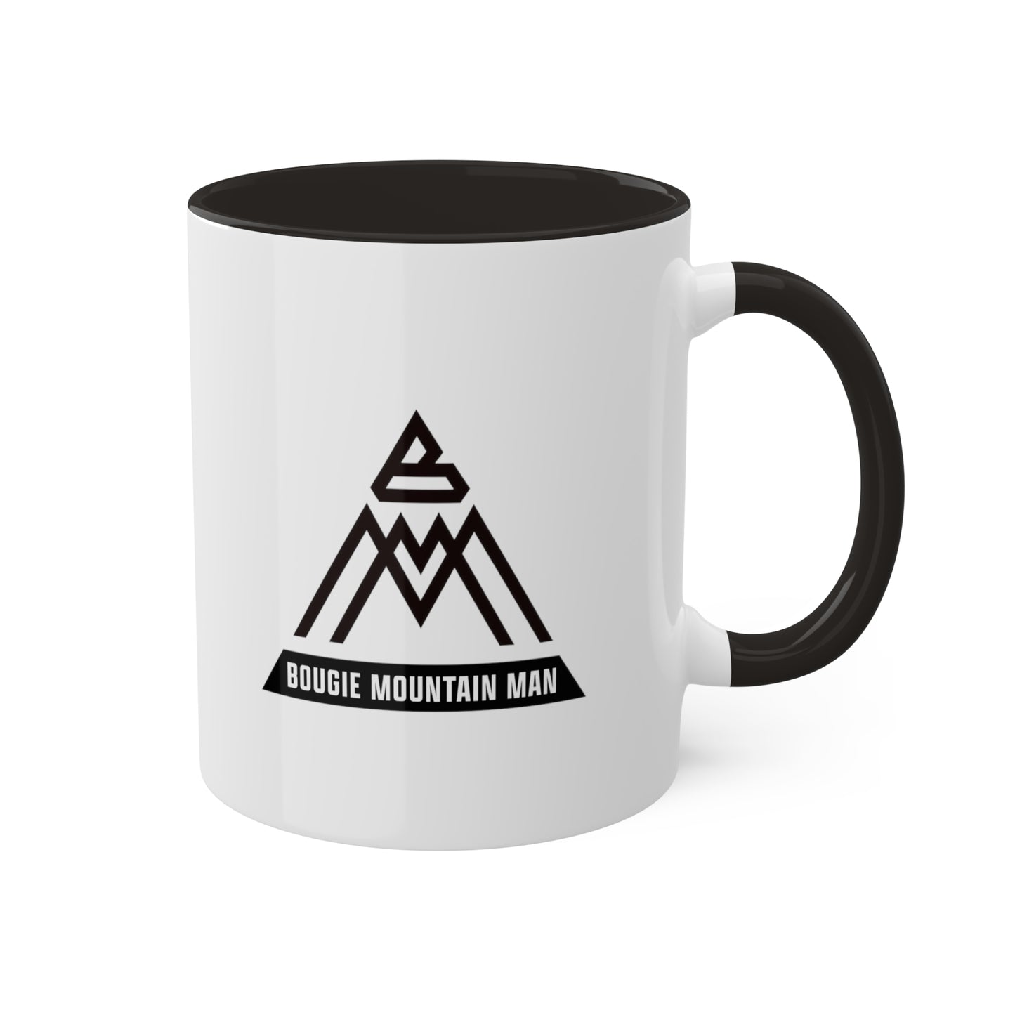 Bougie Mountain Man Mug (logo - no wood)