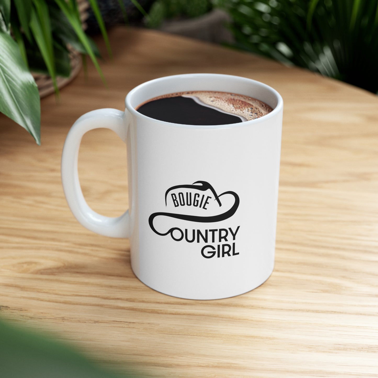 Bougie Country Girl Mug White Only(Logo)