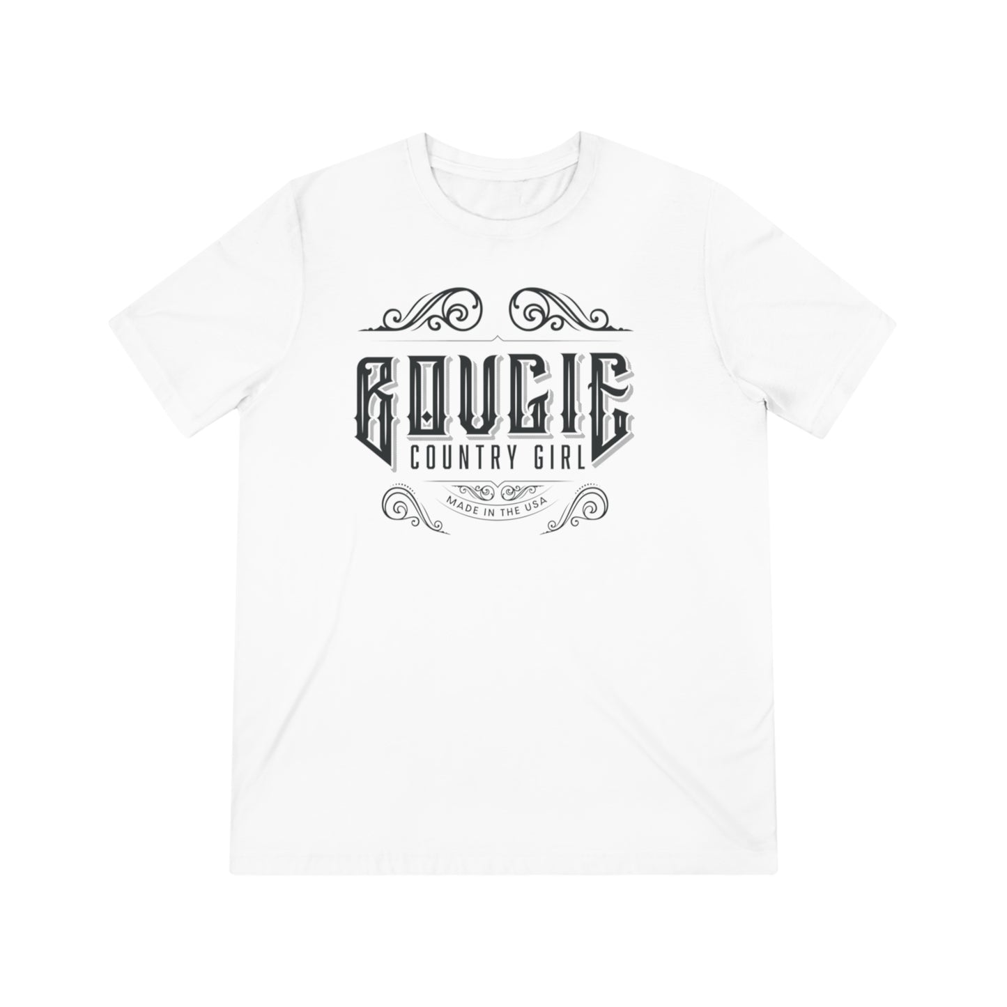 Bougie Country Girl (Logo) Triblend Tee