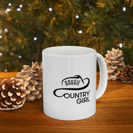 Bougie Country Girl Mug White Only(Logo)