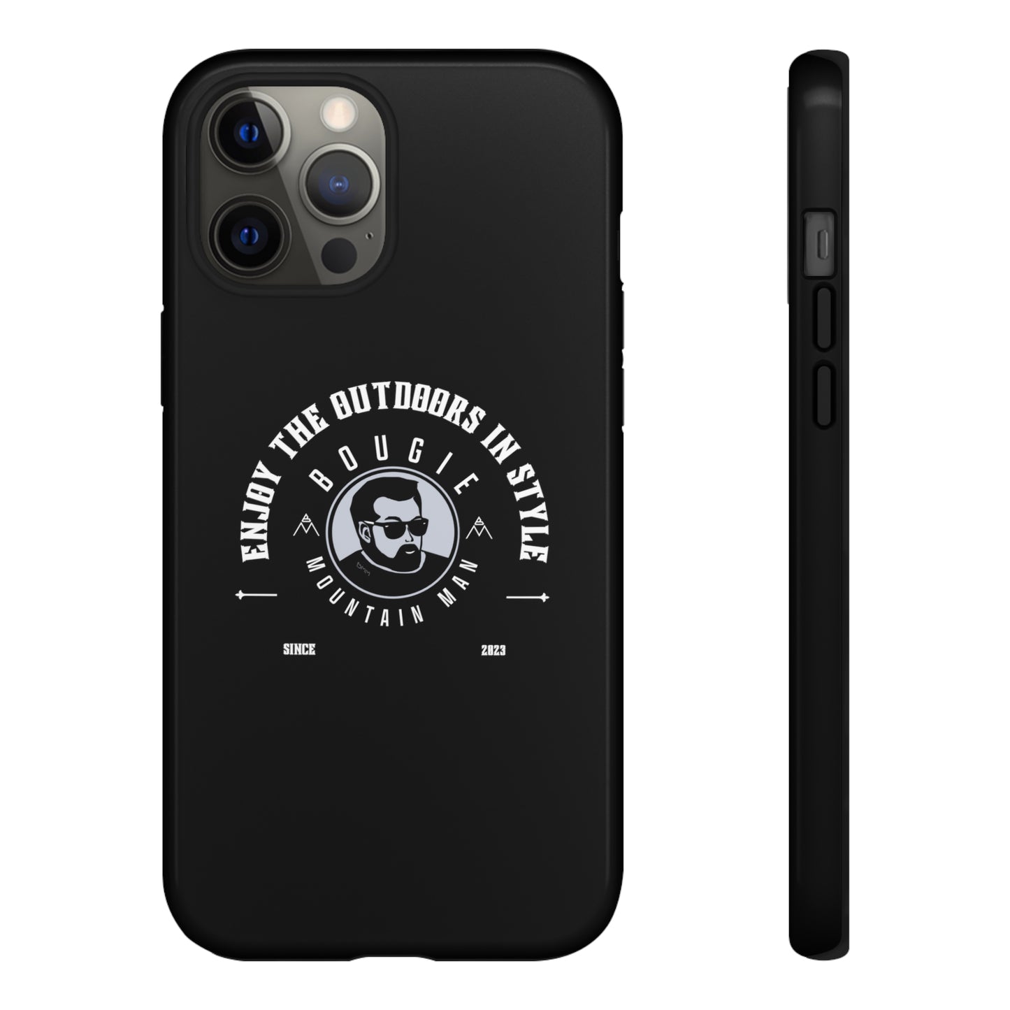 Bougie Mountain Man Phone Case (Logo)