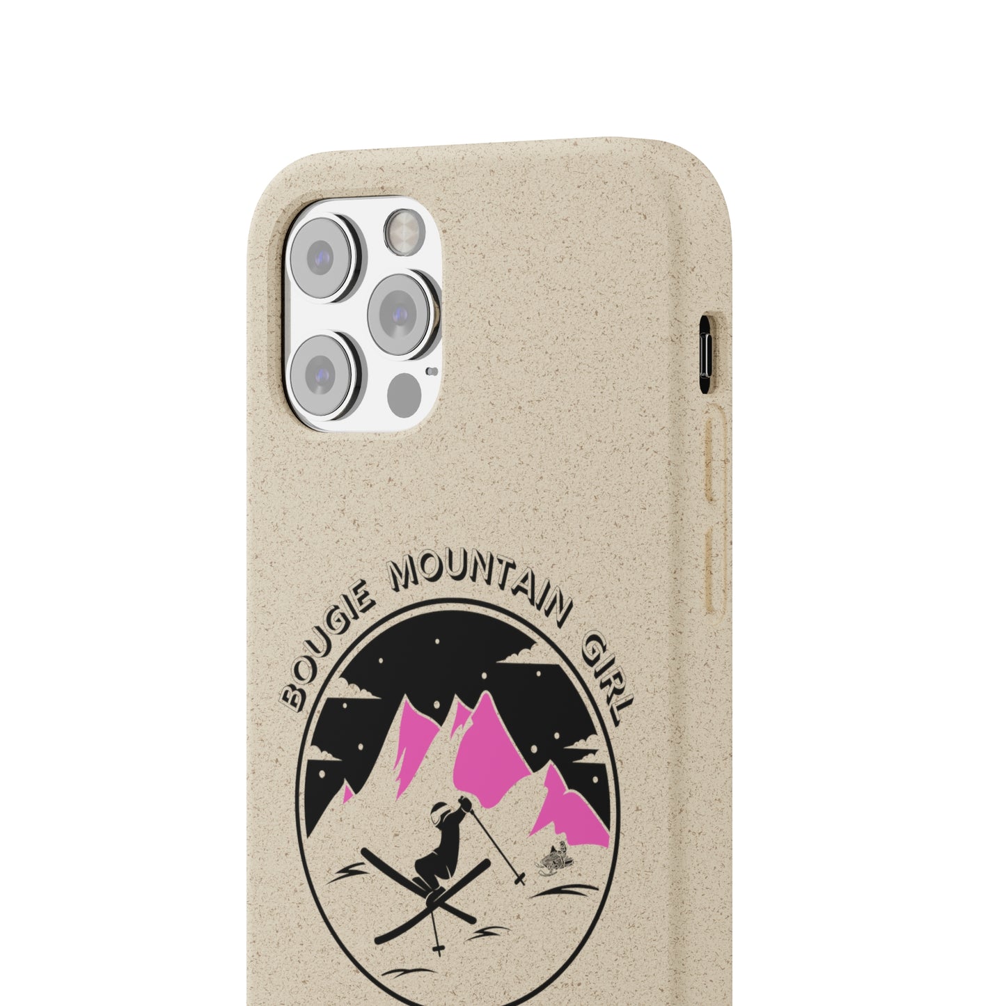 Bougie Mountain Girl Phone Case (Skiing)