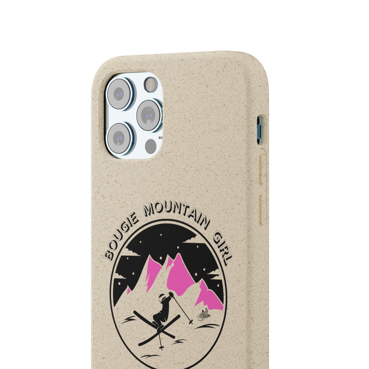 Bougie Mountain Girl Phone Case (Skiing)