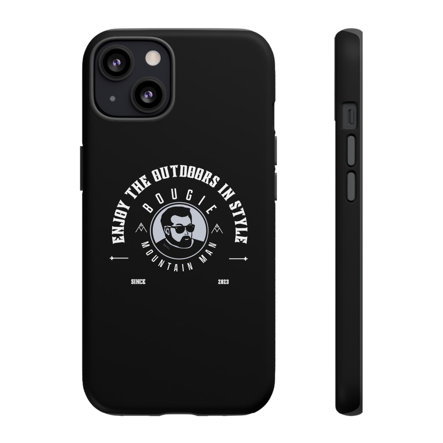 Bougie Mountain Man Phone Case (Logo)