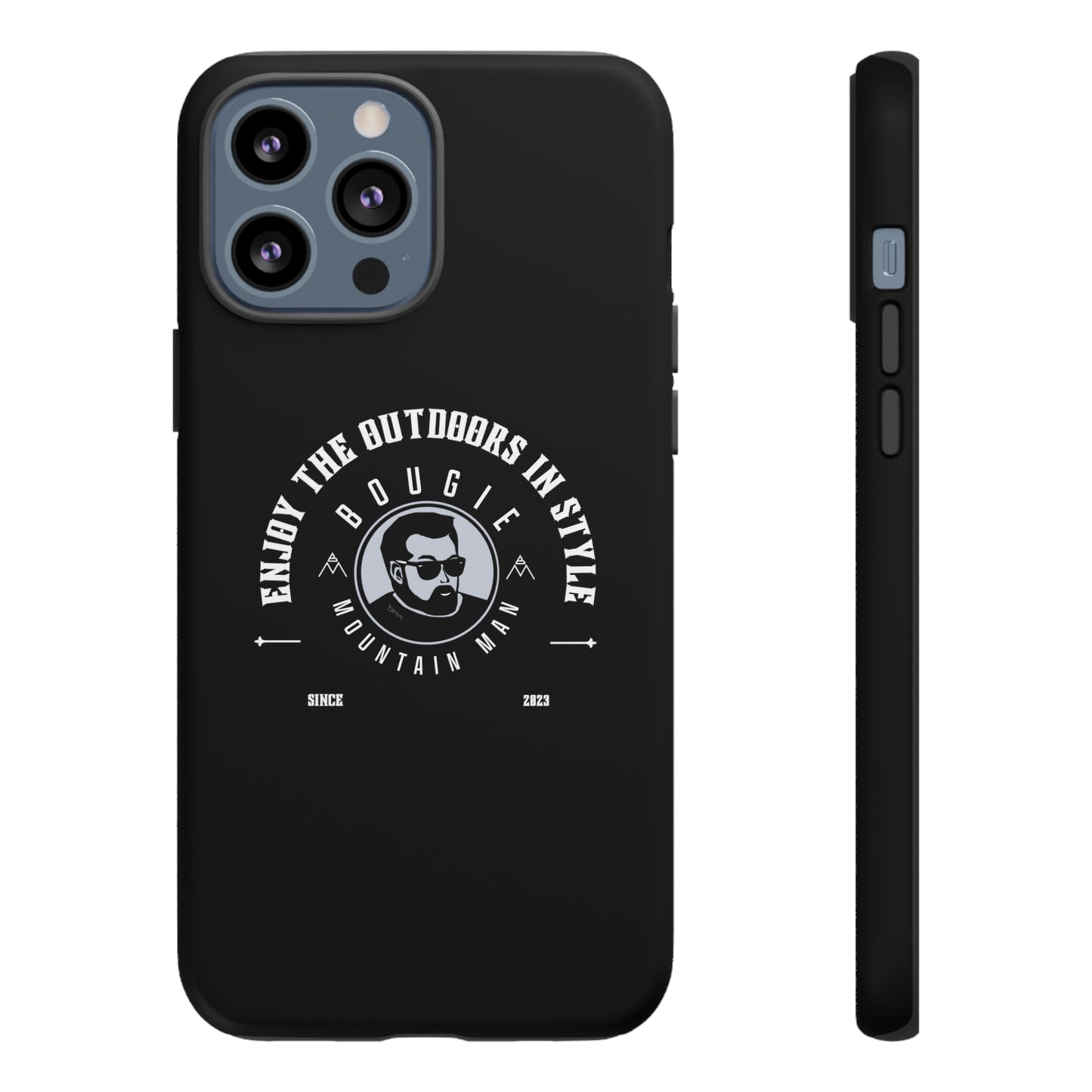 Bougie Mountain Man Phone Case (Logo)