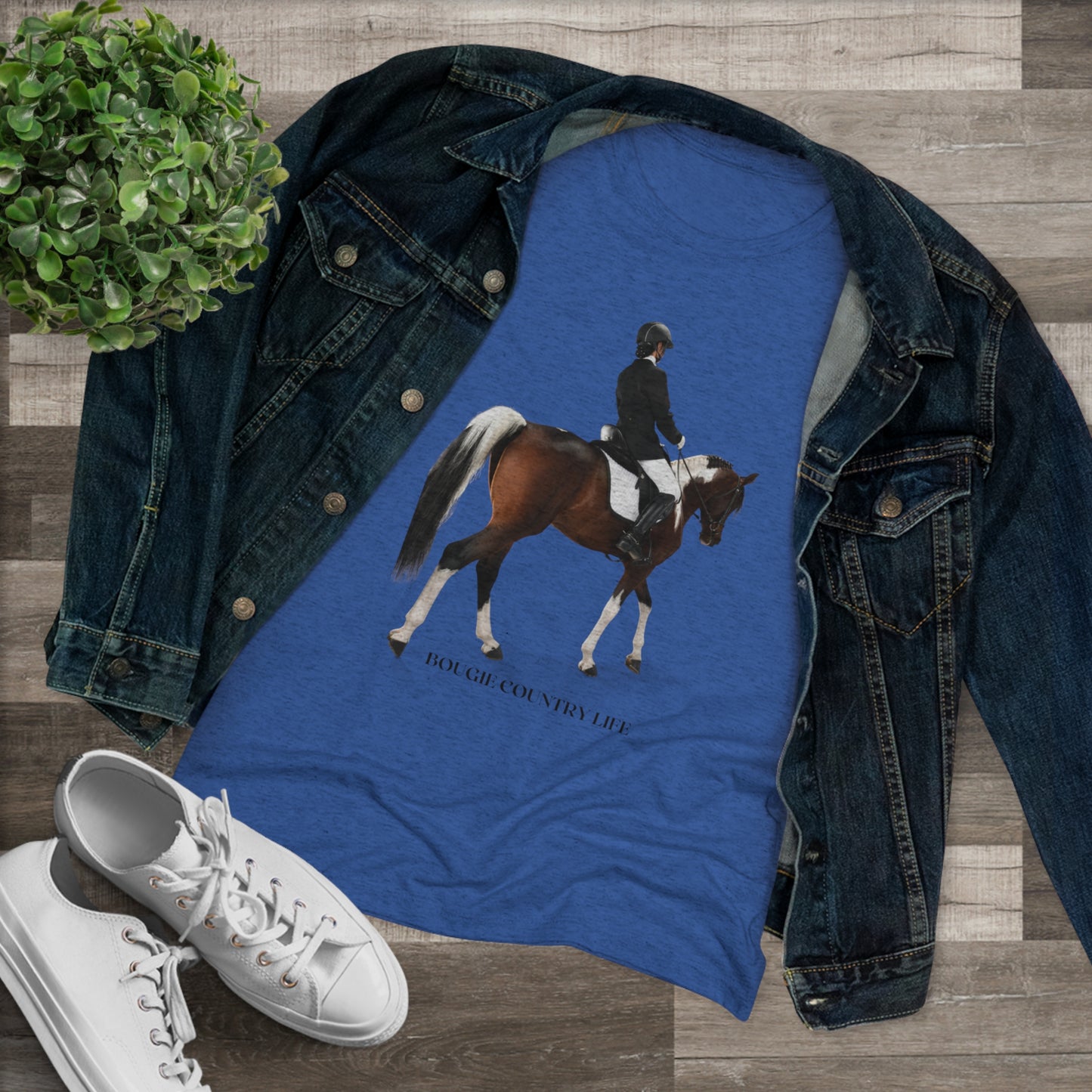 Bougie Country Life (Show Horse) Triblend Tee