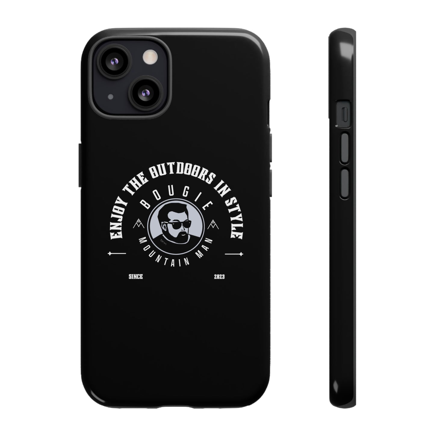 Bougie Mountain Man Phone Case (Logo)