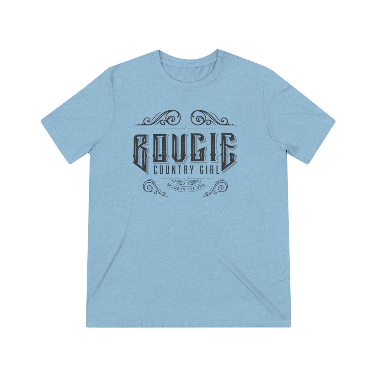 Bougie Country Girl (Logo) Triblend Tee