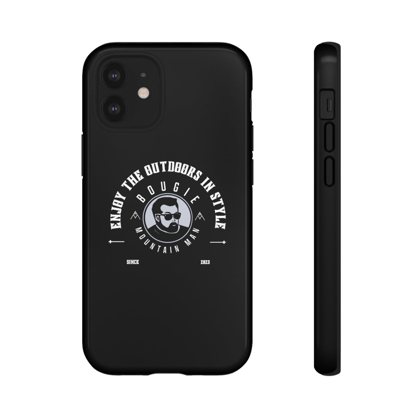 Bougie Mountain Man Phone Case (Logo)