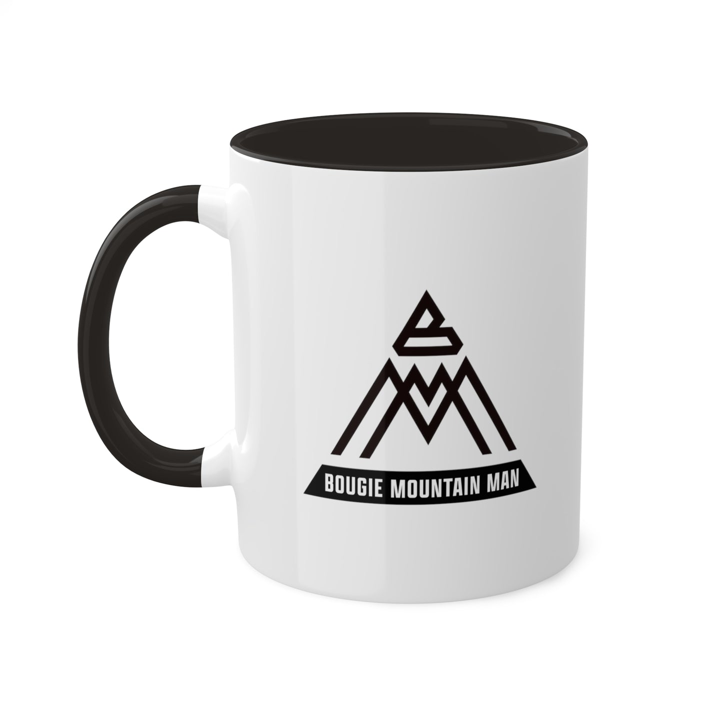 Bougie Mountain Man Mug (logo - no wood)