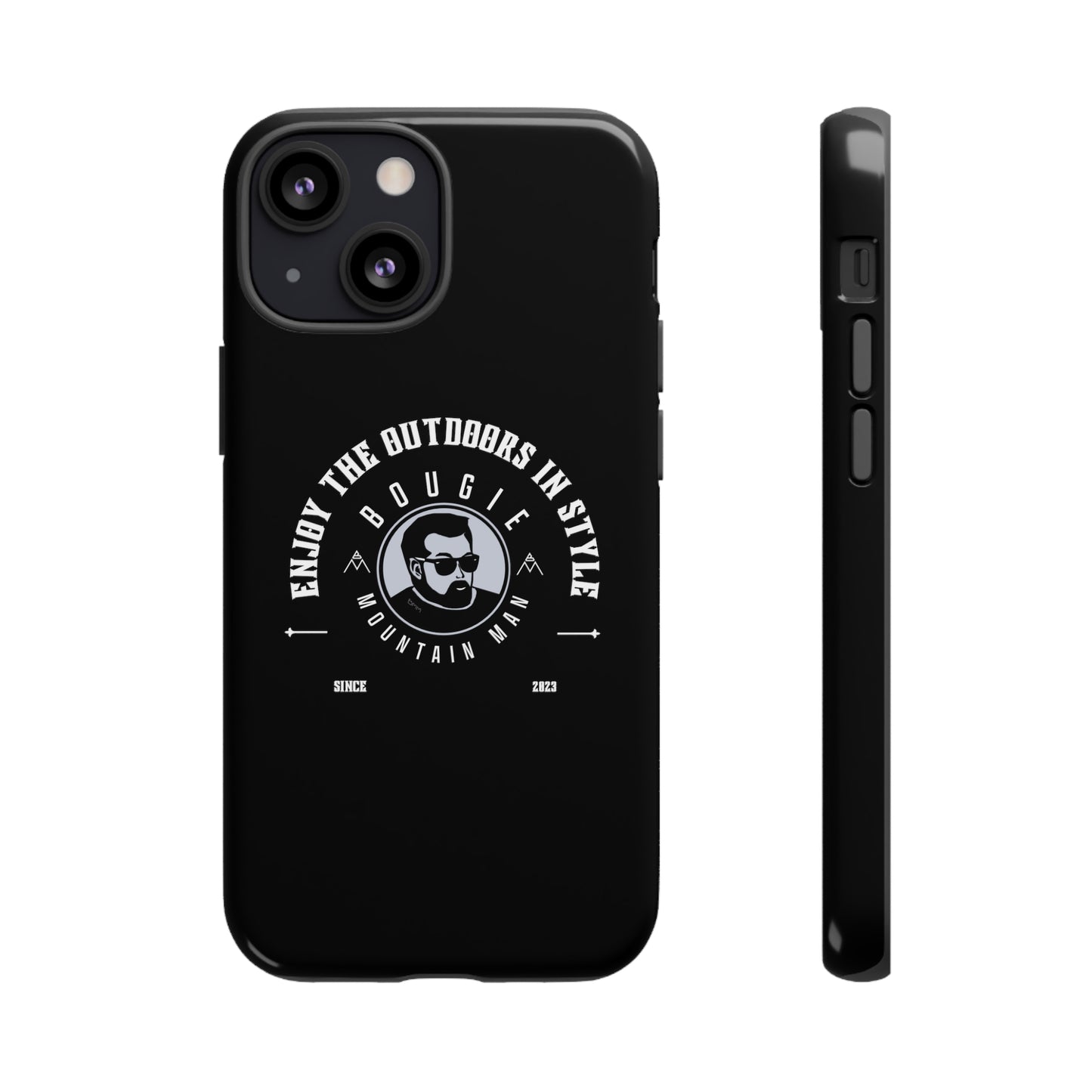 Bougie Mountain Man Phone Case (Logo)