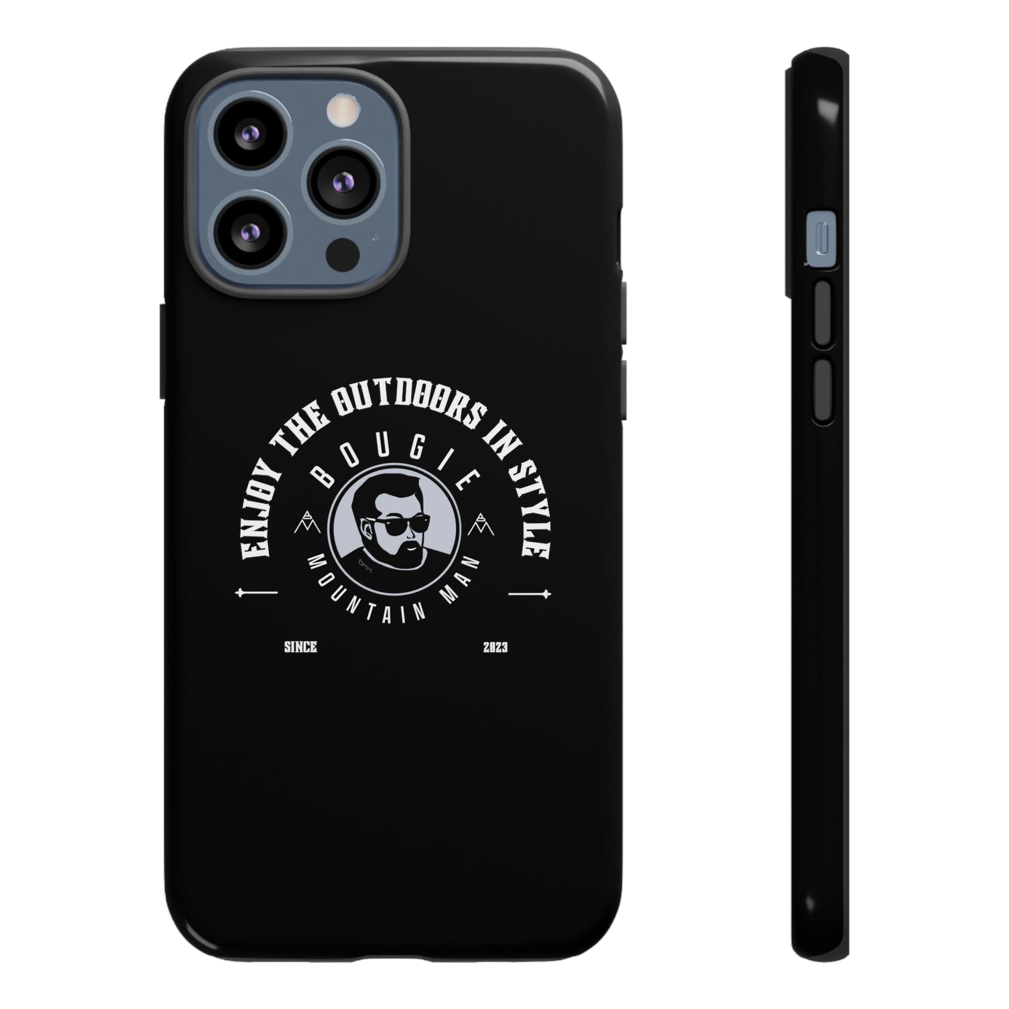 Bougie Mountain Man Phone Case (Logo)