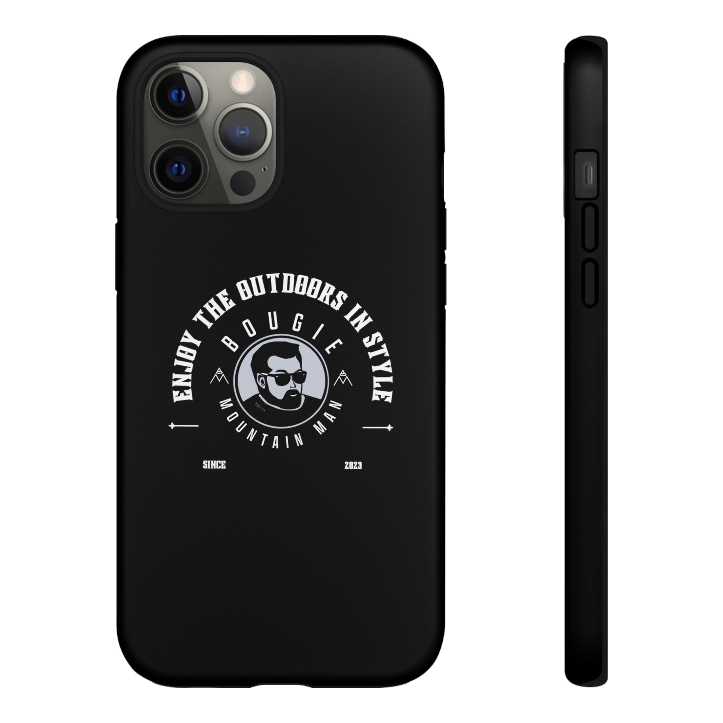 Bougie Mountain Man Phone Case (Logo)