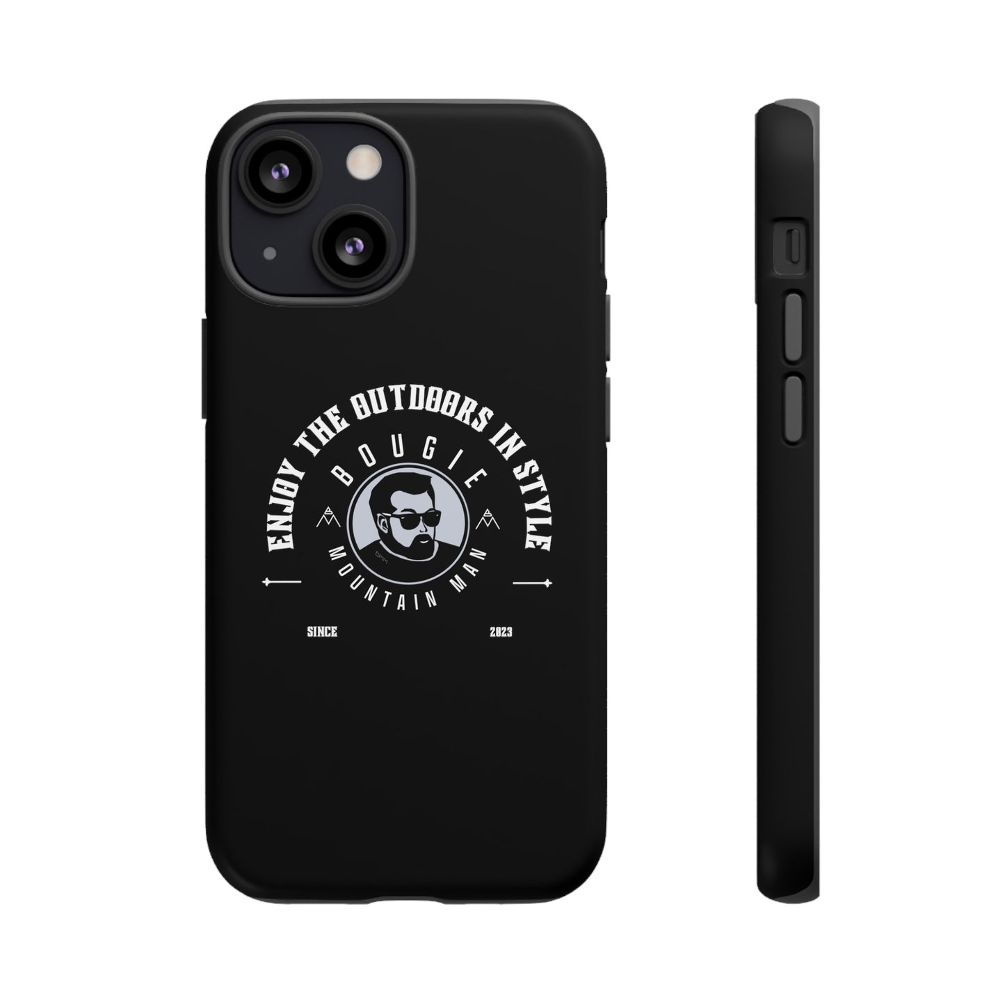 Bougie Mountain Man Phone Case (Logo)