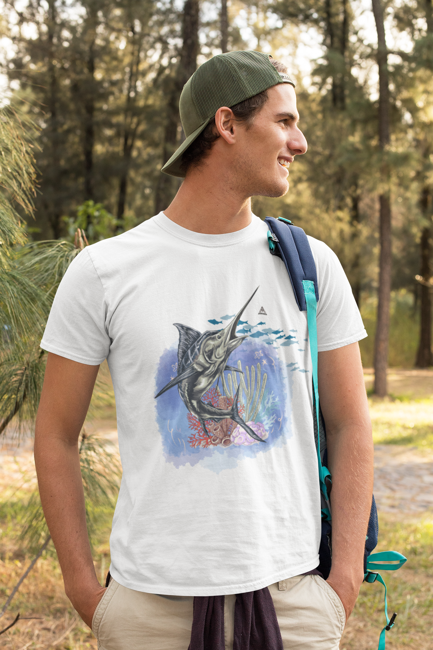 Bougie Mountain Man (Marlin) Triblend Tee