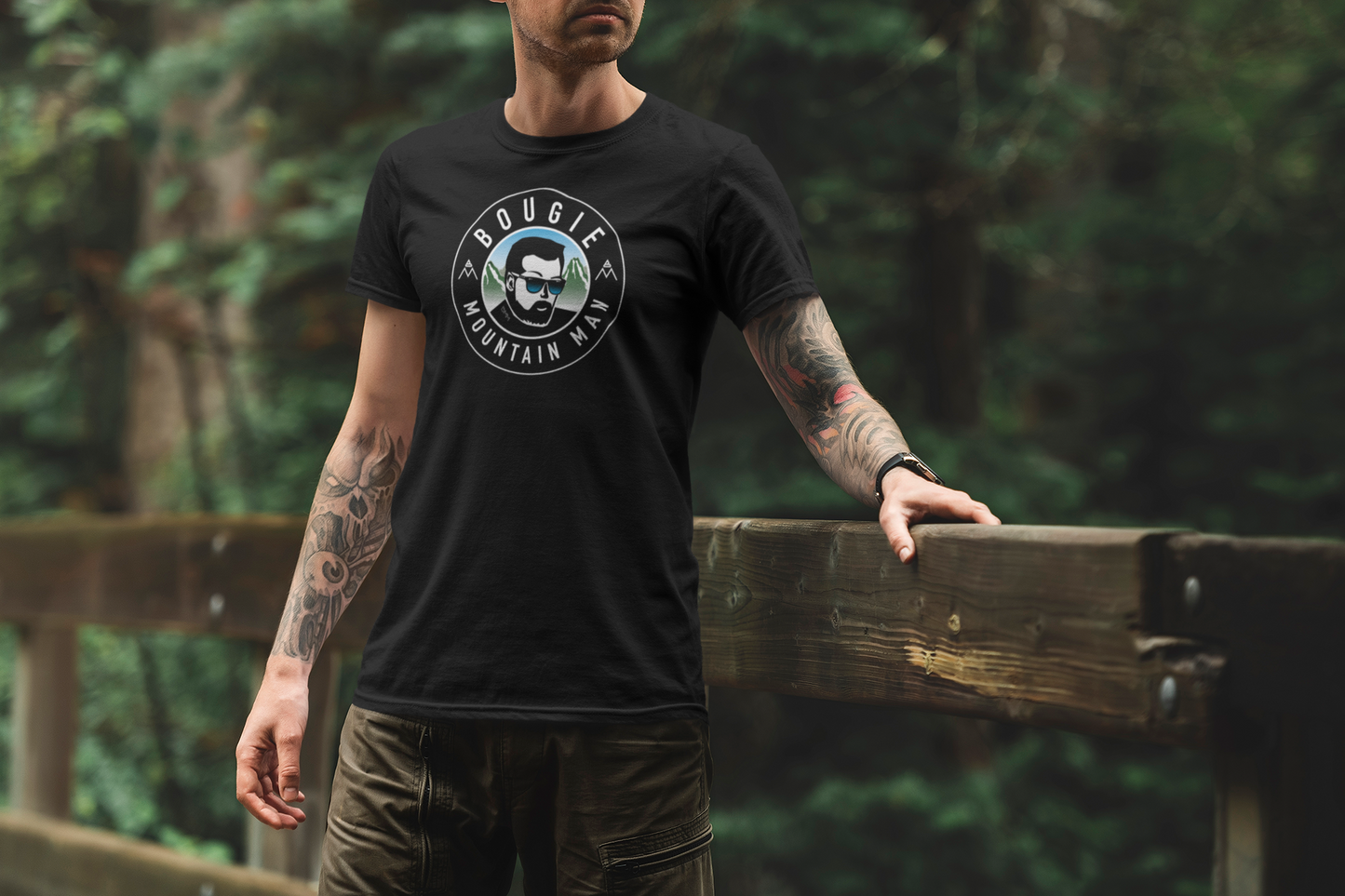 Bougie Mountain Man Triblend Tee