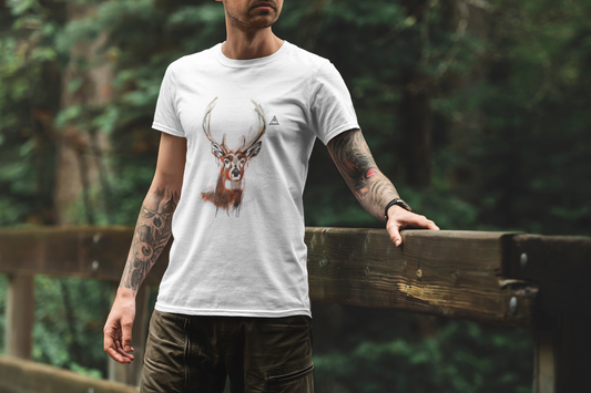 Deer Portrait Triblend Tee