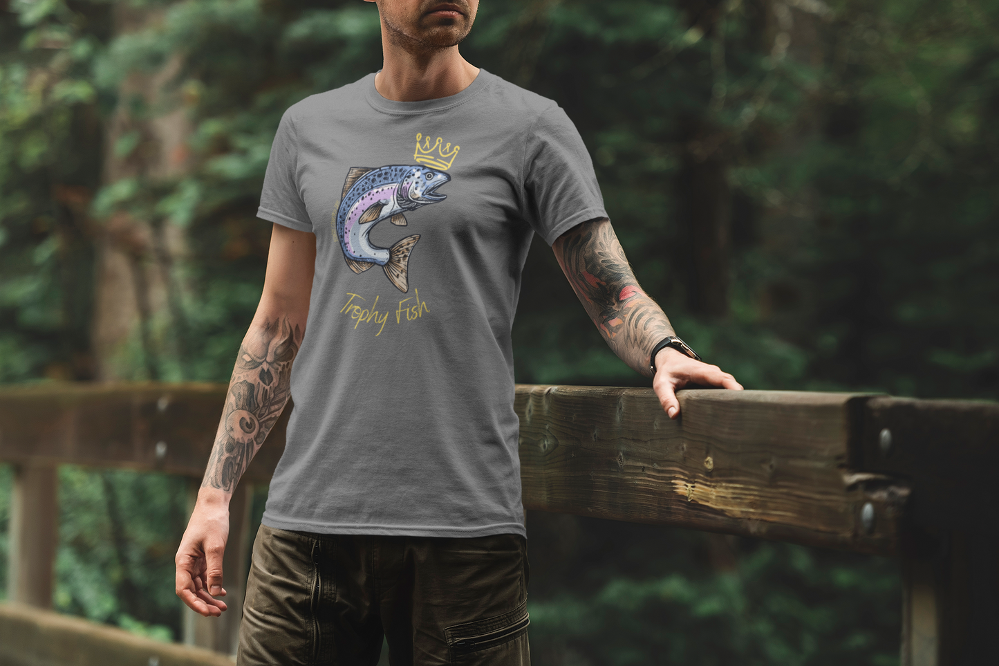 Trophy Fish Triblend Tee