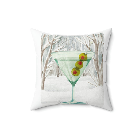 Martini Country Pillow