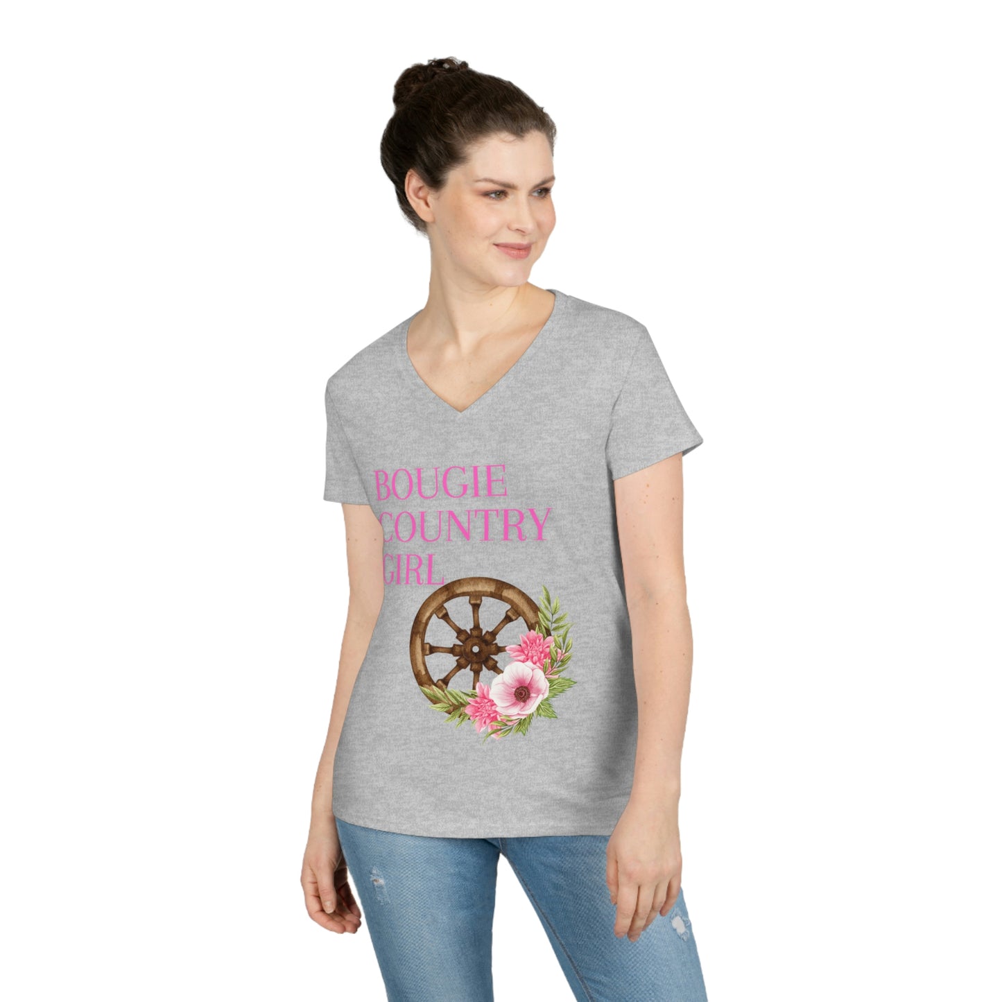 Wagon Wheel V-Neck