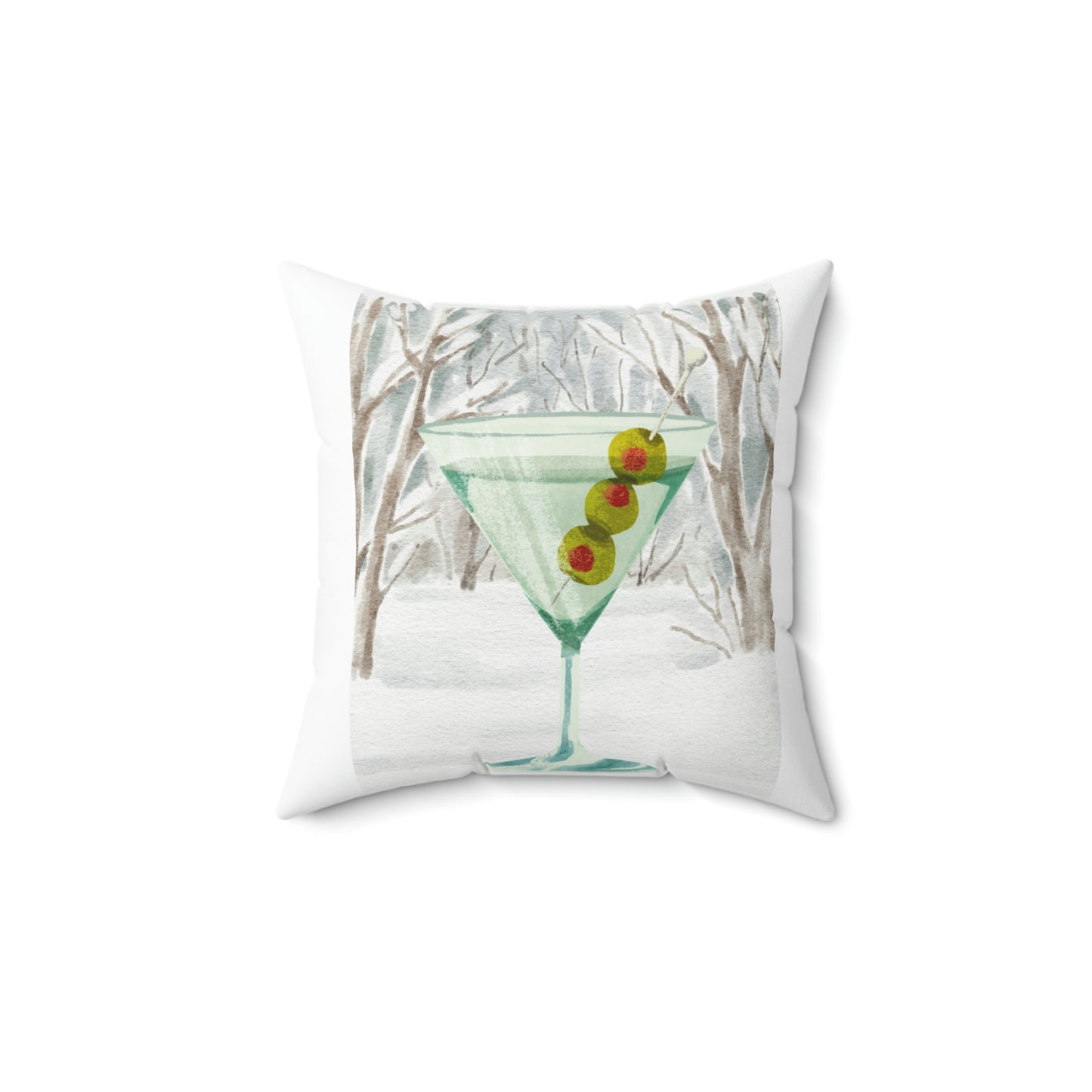 Martini Country Pillow