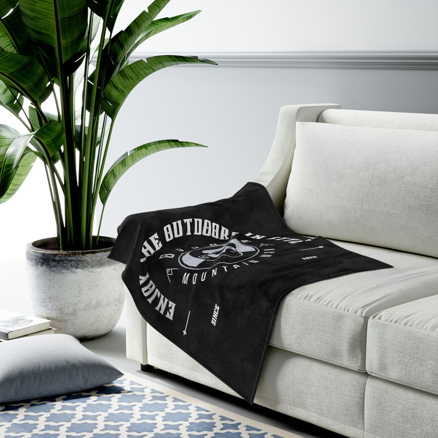 Enjoy The Outoodoors In Style Plush Blanket