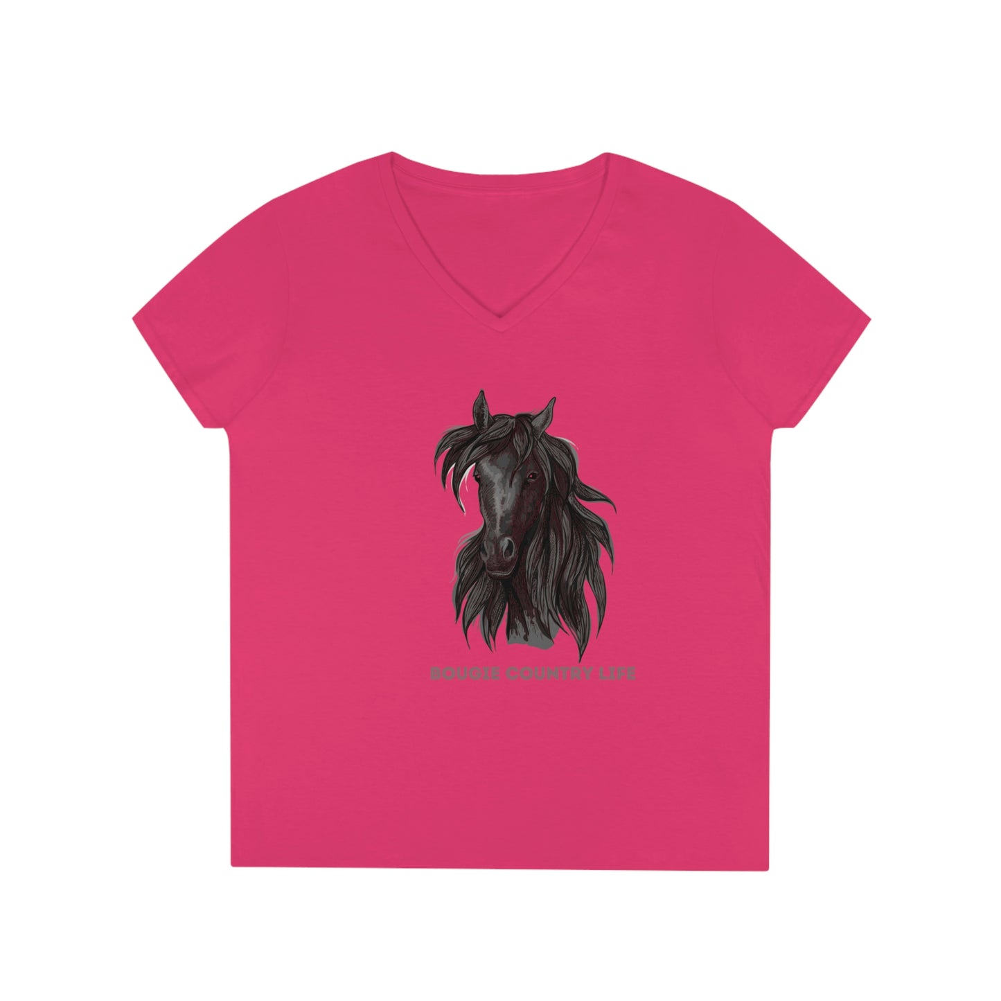 Bougie Country Life (Horse Portrait) V-Neck