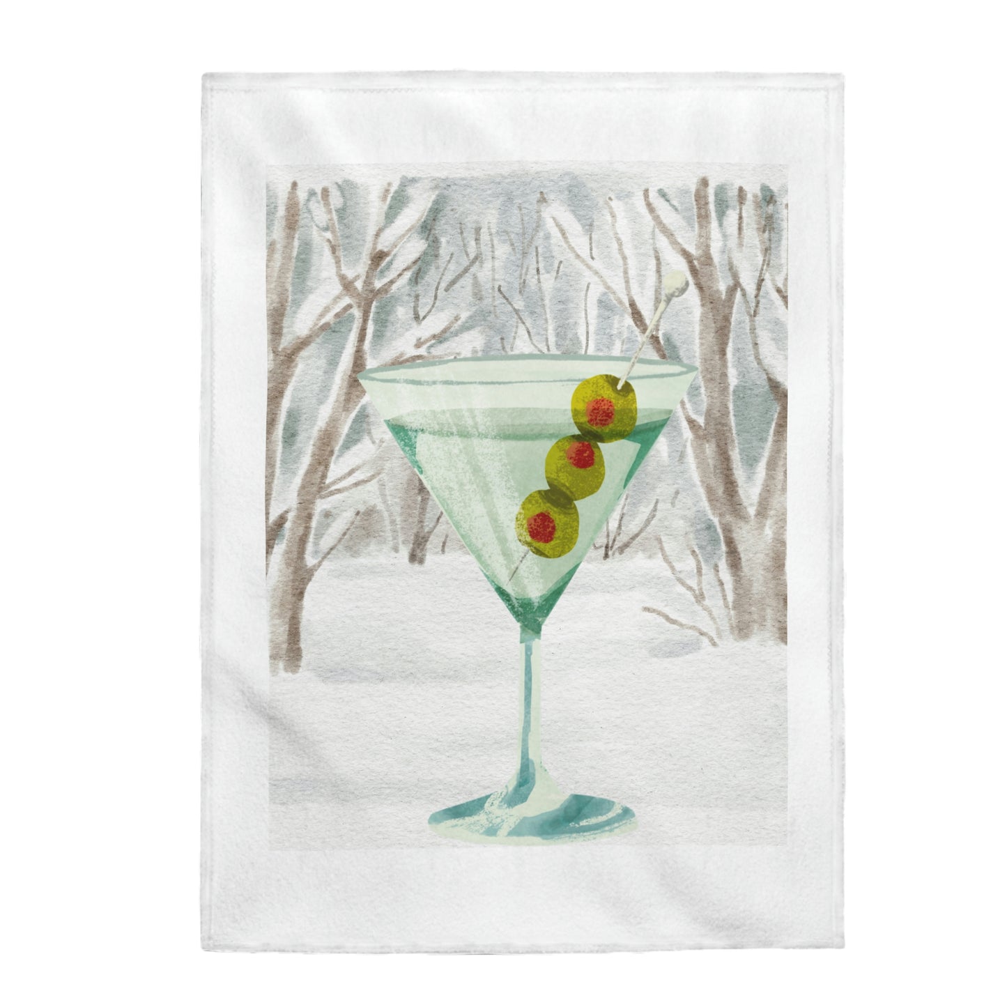 Martini Country Plush Blanket