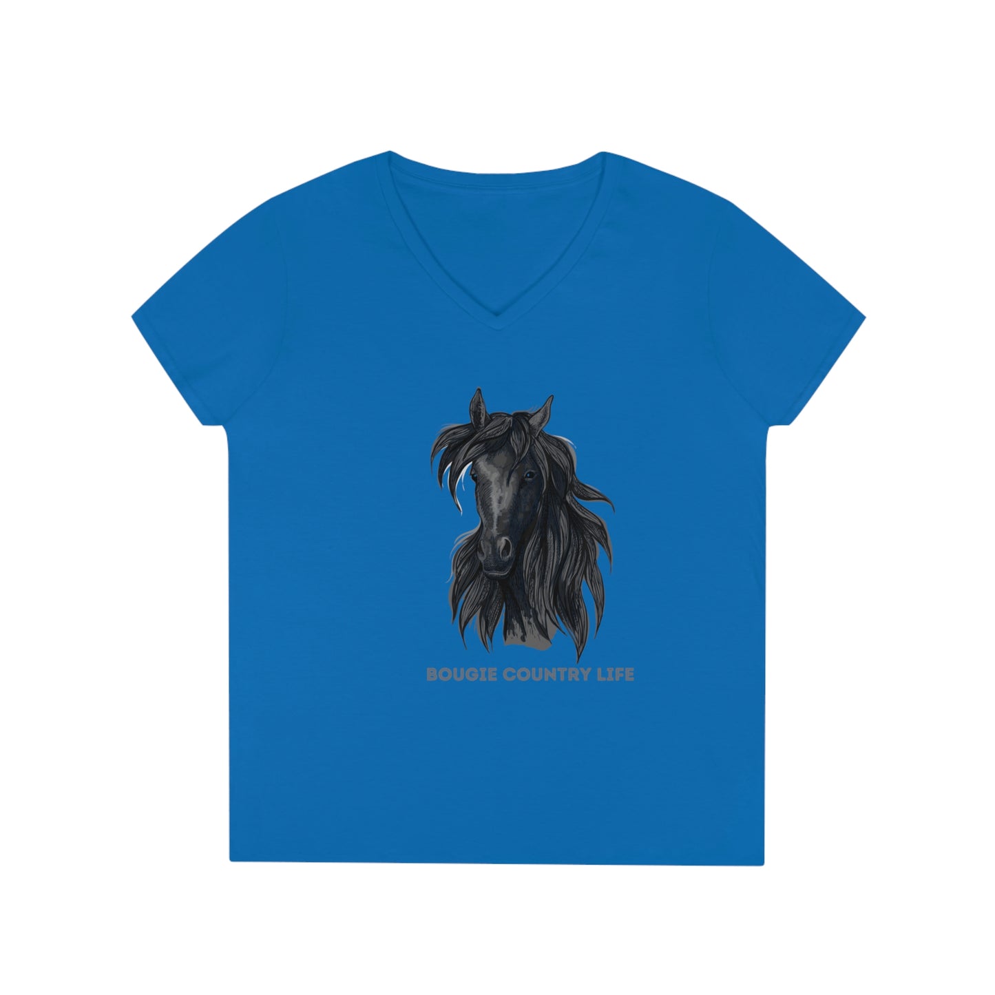 Bougie Country Life (Horse Portrait) V-Neck