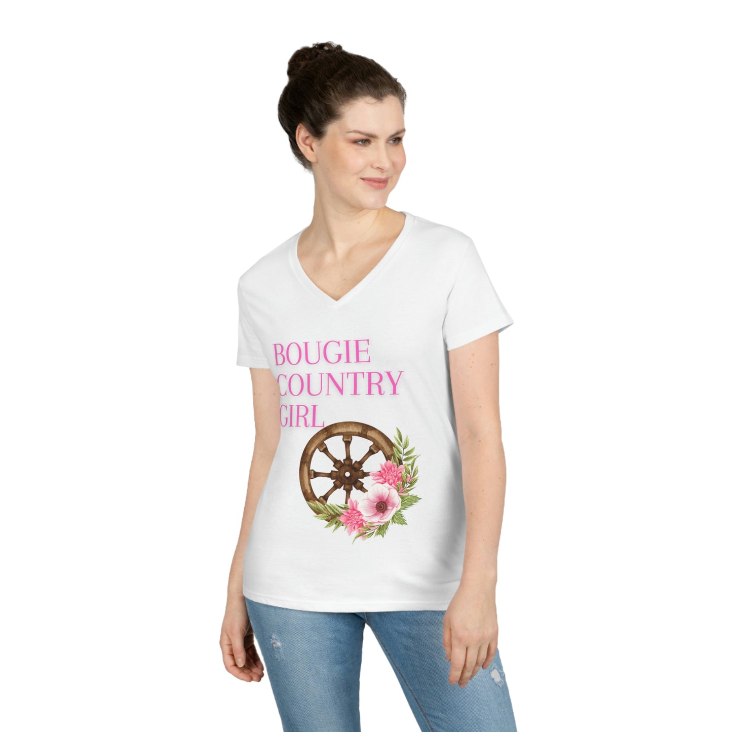 Wagon Wheel V-Neck