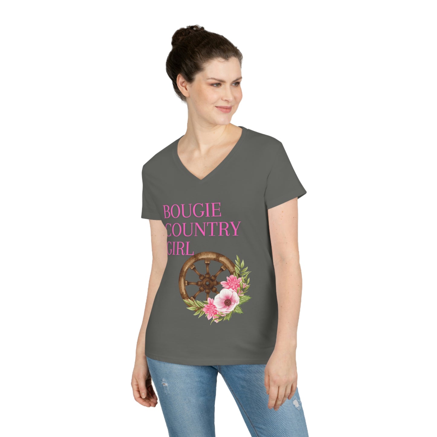 Wagon Wheel V-Neck