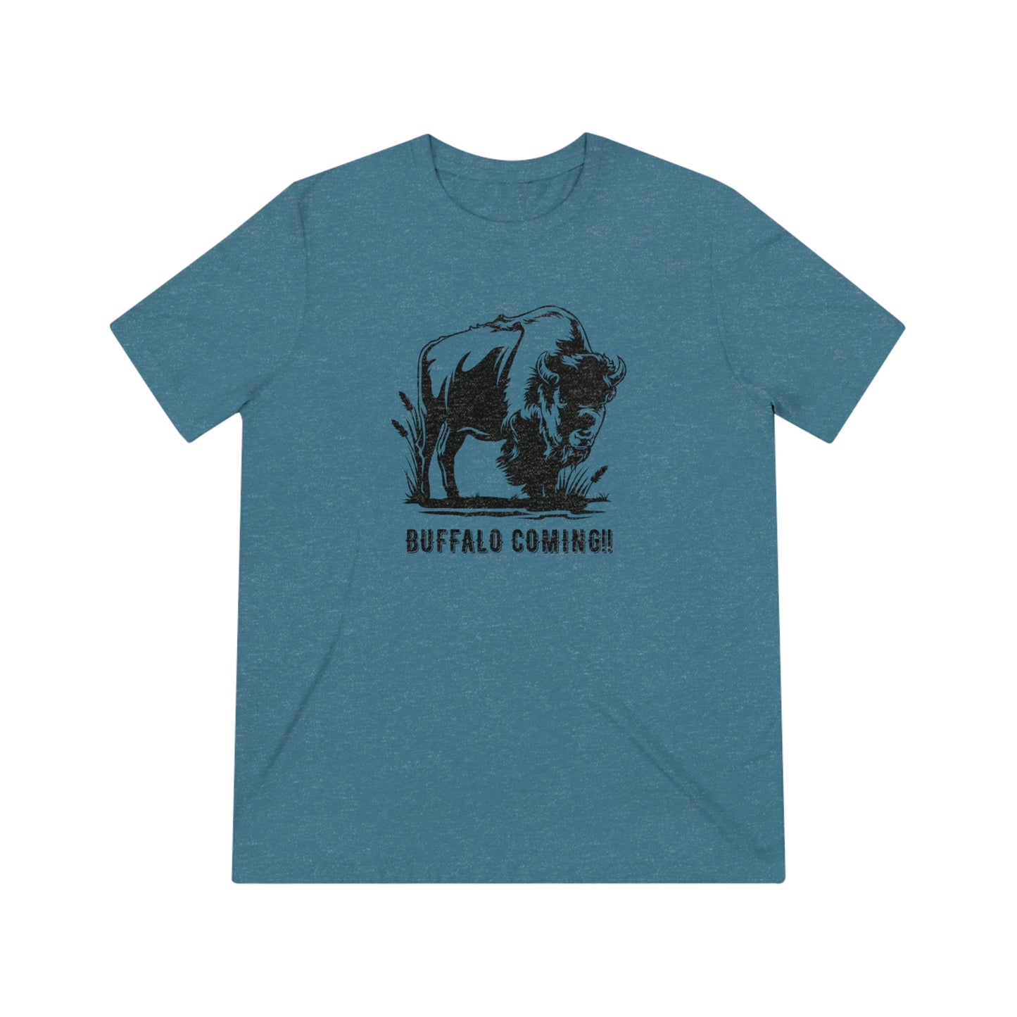 Buffalo Coming!! Triblend Tee